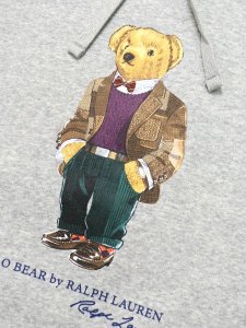 画像5: 【SALE】【送料無料】POLO RALPH LAUREN TWEED BEAR FLEECE HOODIE (5)