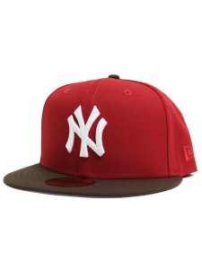 画像2: 【SALE】NEW ERA 59FIFTY CS YANKEES RED/BRN UV/GY FBM (2)