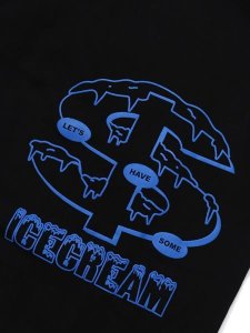画像5: 【SALE】【送料無料】ICECREAM LET'S HAVE SOME CREWNECK SWEAT BLACK (5)