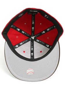 画像6: 【SALE】NEW ERA 59FIFTY CS YANKEES RED/BRN UV/GY FBM (6)