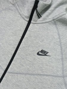 画像3: 【SALE】【送料無料】NIKE TECH FLEECE WR FZ L/S HOODIE-DK GRY HT (3)