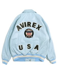 画像1: 【送料無料】AVIREX LIGHT SIGNATURE VARSITY JACKET (1)