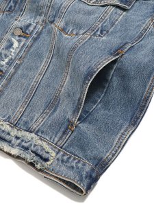 画像6: 【MEGA SALE】【送料無料】GUESS GO MARKET TRUCKER JACKET (6)