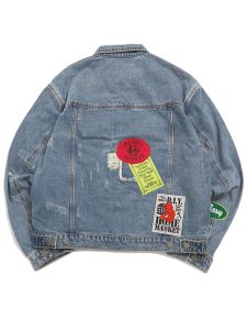 画像2: 【MEGA SALE】【送料無料】GUESS GO MARKET TRUCKER JACKET (2)