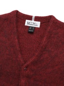 画像3: 【SALE】MANASTASH ABERDEEN KURTIGAN BURGUNDY (3)