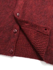 画像5: 【SALE】MANASTASH ABERDEEN KURTIGAN BURGUNDY (5)