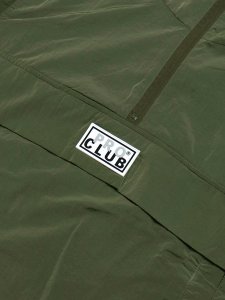 画像4: 【送料無料】PRO CLUB COMFORT METALLIC NYLON ANORAK-OLIVE (4)