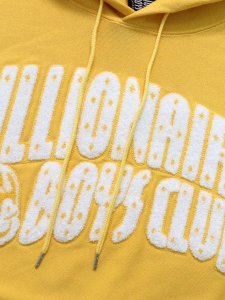 画像3: 【SALE】【送料無料】BILLIONAIRE BOYS CLUB CHENILLE LOGO COTTON HOODIE YELLOW (3)