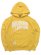 画像1: 【送料無料】BILLIONAIRE BOYS CLUB CHENILLE LOGO COTTON HOODIE YELLOW (1)