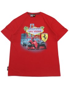 画像1: 【SALE】PUMA FERRARI X JOSHUA VIDES TEE-ROSSO CORSA (1)