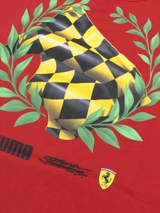 画像4: 【SALE】PUMA FERRARI X JOSHUA VIDES TEE-ROSSO CORSA (4)