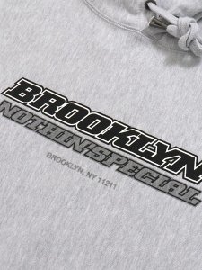 画像3: 【SALE】【送料無料】NOTHIN' SPECIAL BMW TRADE MARK HOODIE HEATHER GREY (3)