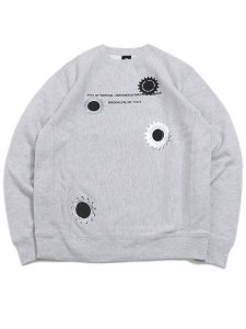 画像1: 【SALE】【送料無料】NOTHIN' SPECIAL BMW GANGSTA CREWNECK HEATHER GREY (1)