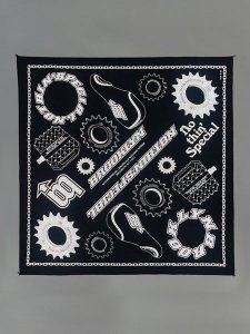 画像2: 【SALE】NOTHIN' SPECIAL BMW REFLECTIVE BANDANA (2)
