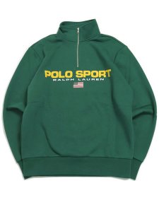 画像1: 【送料無料】POLO RALPH LAUREN POLO SPORT FLEECE HALF ZIP SWEAT (1)