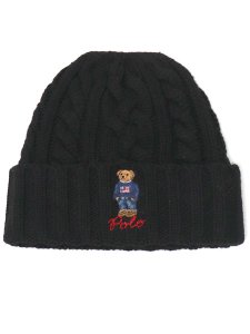 画像1: POLO RALPH LAUREN SWEATER BEAR RECYCLED CABLE KNIT BEANIE (1)