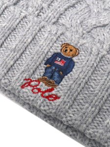 画像3: POLO RALPH LAUREN SWEATER BEAR RECYCLED CABLE KNIT BEANIE (3)