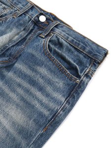 画像3: 【送料無料】mnml B133 FLARE DENIM BLUE (3)