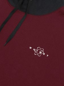 画像3: 【SALE】WHIMSY SOCKS PANELED HOODIE BURGUNDY (3)
