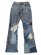 画像1: 【送料無料】mnml B424 PATCH FLARE DENIM BLUE (1)