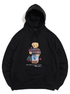 画像1: 【送料無料】POLO RALPH LAUREN HOLIDAY BEAR FLEECE HOODIE (1)