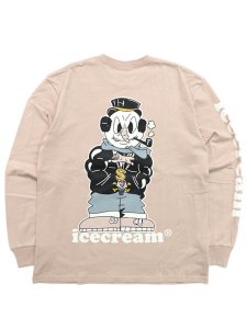 画像1: 【SALE】ICECREAM NO FLAKES LS TEE ROSE SMOKE (1)