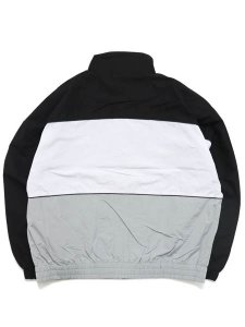 画像2: 【送料無料】PRO CLUB HEAVYWEIGHT TRACK JACKET BLK/WHT/GREY/GY (2)