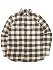 画像1: 【SALE】【送料無料】POLO RALPH LAUREN CLASSIC FIT PLAID TWILL WORK SHIRT (1)