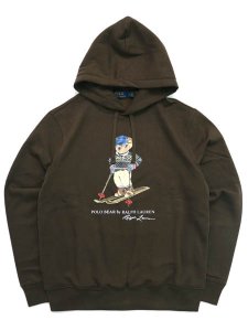 画像1: 【送料無料】POLO RALPH LAUREN SKI BEAR FLEECE HOODIE (1)