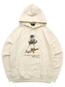 画像1: 【送料無料】POLO RALPH LAUREN SKI BEAR FLEECE HOODIE (1)