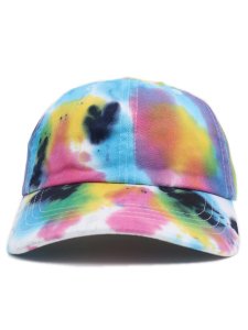 画像2: 【SALE】NEW HATTAN 6PNL COTTON CAP TIEDYE-BLUE/PINK (2)