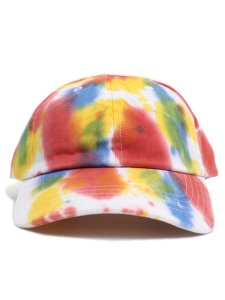 画像2: 【SALE】NEW HATTAN 6PNL COTTON CAP TIEDYE-RED/YELLOW (2)