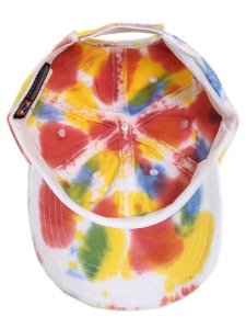 画像5: 【SALE】NEW HATTAN 6PNL COTTON CAP TIEDYE-RED/YELLOW (5)