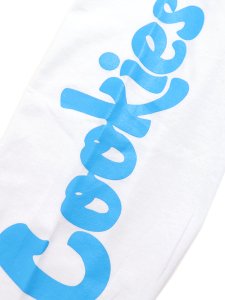 画像4: COOKIES CLOTHING C BITE LOGO L/S TEE WHITE/COOKIES BLUE (4)