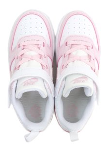 画像6: 【KIDS】NIKE COURT BOROUGH LOW RECRAFT TD WH/PNK FOAM (6)