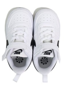 画像6: 【KIDS】NIKE COURT BOROUGH LOW RECRAFT TD WHITE/BLACK (6)
