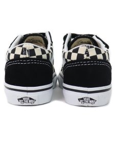画像4: 【KIDS】VANS TODDLER OLD SKOOL V PRIMARY CHECK BLK/WH (4)