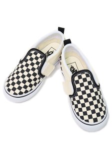画像5: 【KIDS】VANS TODDLER SLIP-ON V CHECKERBOARD BLK/WHT (5)