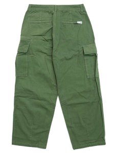 画像2: 【SALE】PRO CLUB HW TWILL PLEATED WIDE LEG CARGO PANT (2)