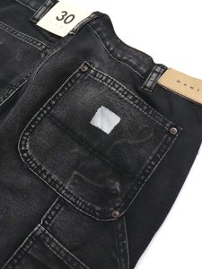 画像5: 【SALE】【送料無料】mnml B243 FLARE DENIM BLACK (5)