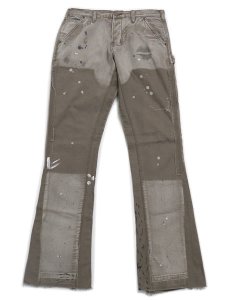 画像1: 【送料無料】mnml B243 FLARE DENIM SLATE (1)