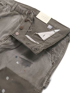 画像4: 【SALE】【送料無料】mnml B243 FLARE DENIM SLATE (4)