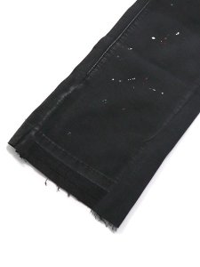画像6: 【SALE】【送料無料】mnml B243 FLARE DENIM BLACK (6)
