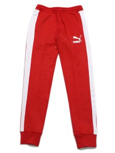 画像1: PUMA ICONIC T7 TRACK PANT-HIGH RISK RED (1)