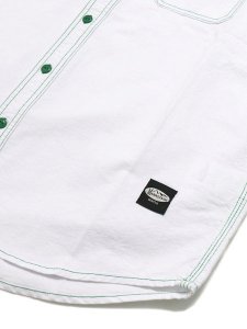 画像4: 【SALE】MANASTASH POINT COL WORK SHIRTS WHITE (4)