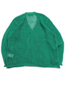 画像2: 【SALE】MANASTASH MESH KURTIGAN GREEN (2)