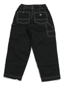 画像2: 【SALE】MANASTASH WASHED PAINTER PANTS BLACK (2)