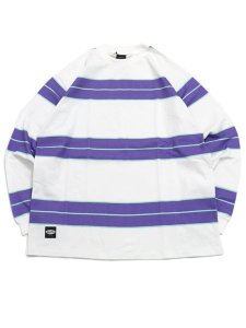 画像1: MANASTASH ABERDEEN RUGGER L/S TEE WHITE (1)