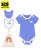 画像1: 【SALE】【KIDS】THE NORTH FACE BABY S/S ROMPERS & 2P BIB (1)