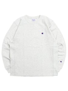 画像1: CHAMPION RW 9.4oz JERSEY LONG SLEEVE TEE-OATMEAL (1)